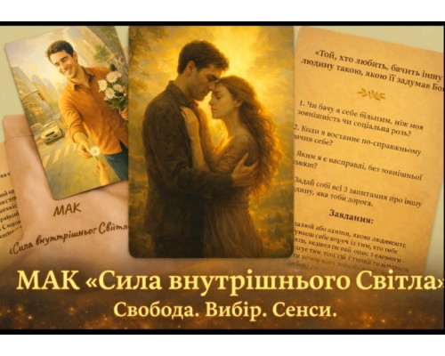 МАК «Сила внутреннего Света» — метафорические ассоциативные карты