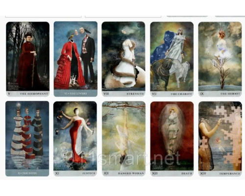 Зберігайте Снов набір таро 78 карт із книгою The Dreamkeepers Tarot