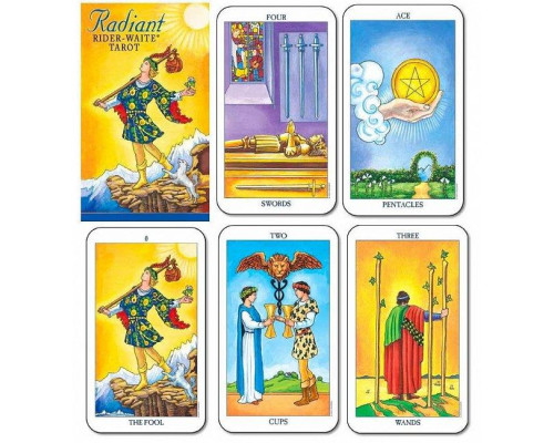 Райдужне Таро Уейта. Radiant Rider-Waite Tarot 9,5 х 6 см