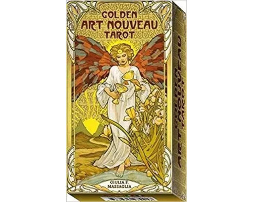 Золотое Таро Арт-Нуво | Golden Art Nouveau Tarot.У продажу є езатеричні книги.