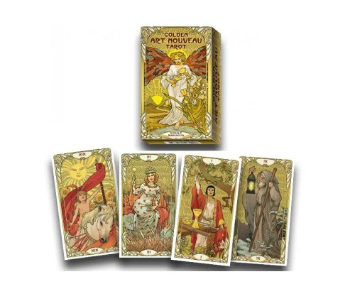 Золотое Таро Арт-Нуво | Golden Art Nouveau Tarot.У продажу є езатеричні книги.