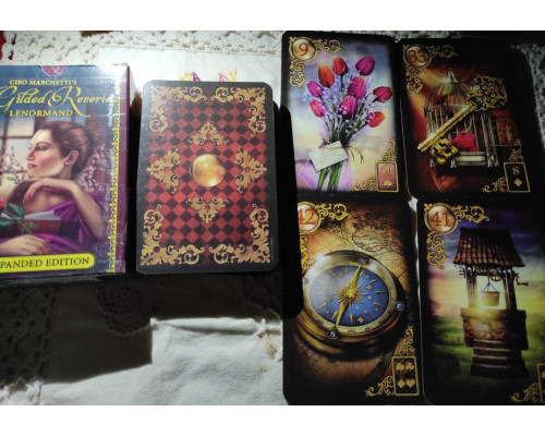 Карты Таро Золотые мечты Ленорман (Gilded Reverie Lenormand)